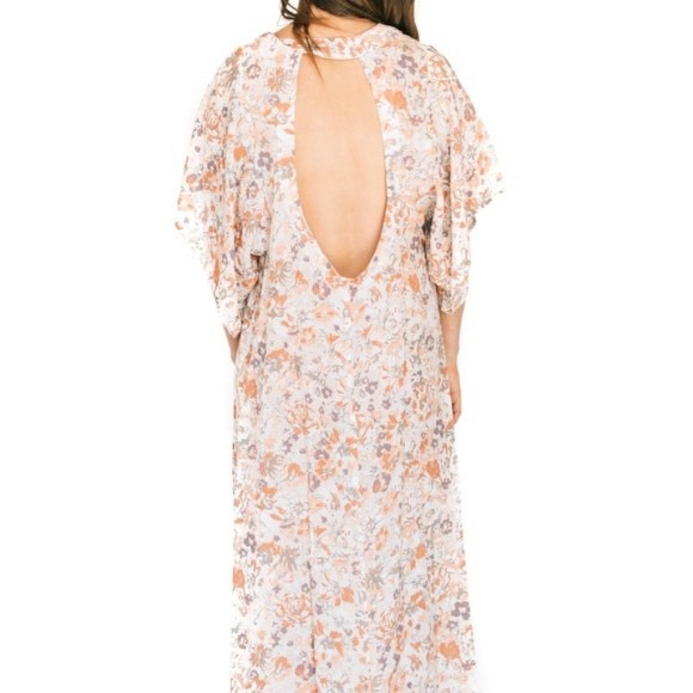 💘 Saltwater Luxe Bloom Festival Kimono Dress (S) - Picture 2 of 6